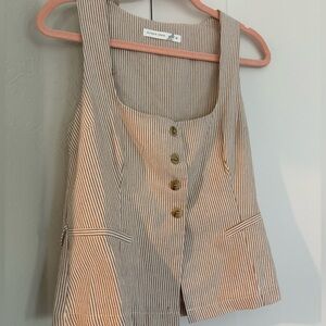 NWT Altar’d Sate Button Up Vest